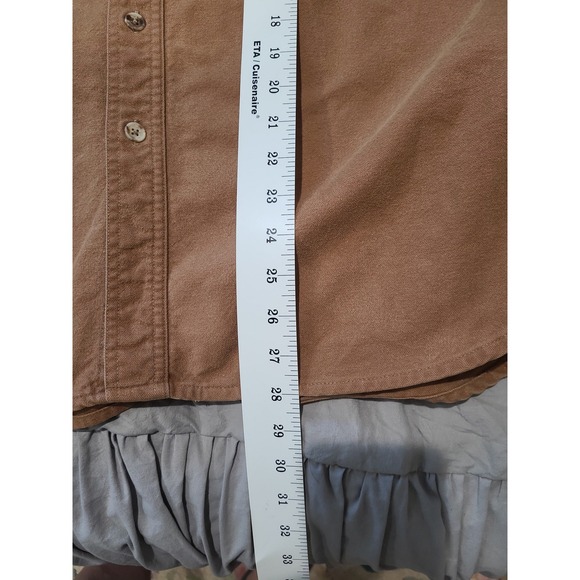 Vintage Eddie Bauer Flannel Shirt Men's SZ  XL button down outdoors heavy weight - Picture 7 of 11